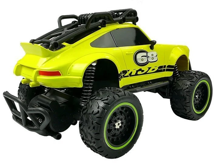 Lean Toys Nuotoliniu būdu valdomas automobilis Off-road R/C, geltona