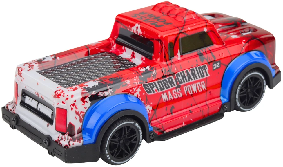 Lean Toys Nuotoliniu būdu valdomas automobilis Spider raudonas
