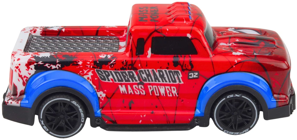 Lean Toys Nuotoliniu būdu valdomas automobilis Spider raudonas