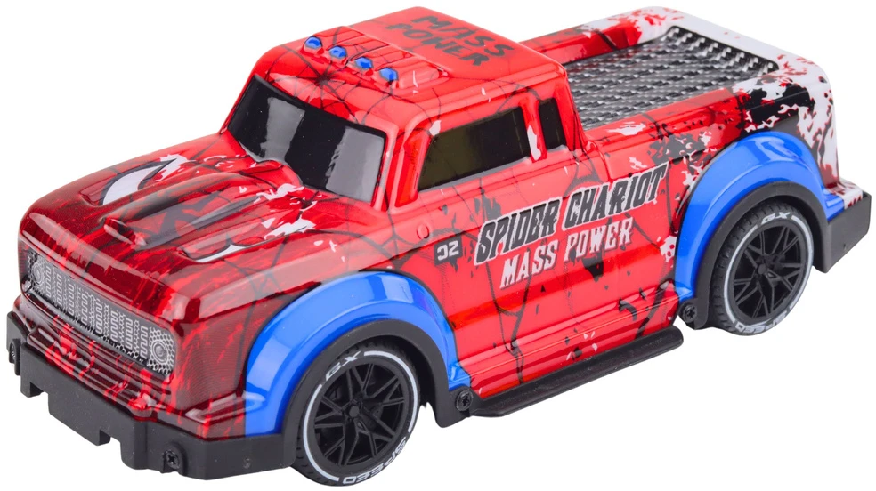 Lean Toys Nuotoliniu būdu valdomas automobilis Spider raudonas