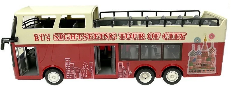 Double E Nuotoliniu būdu valdomas dviaukštis autobusas R/C 2.4G 1:18