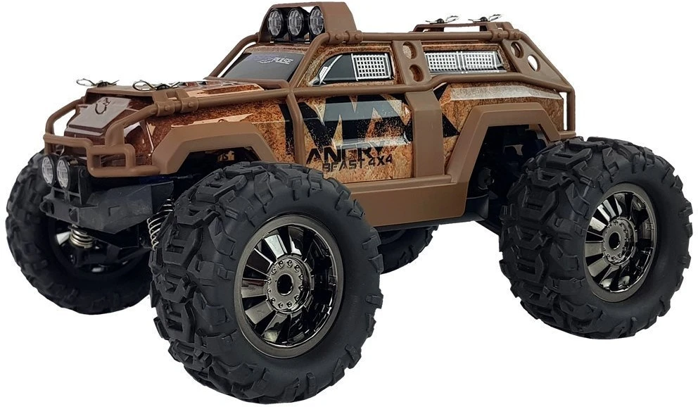 Lean Toys Visureigis su nuotolinio valdymo pultu 1:18, 35 km/h, rudas