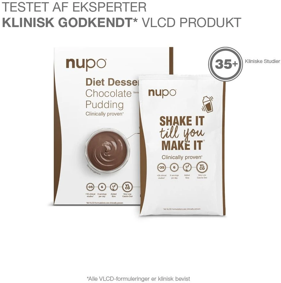 Nupo – dietinis šokoladinis pudingas 12 porcijų