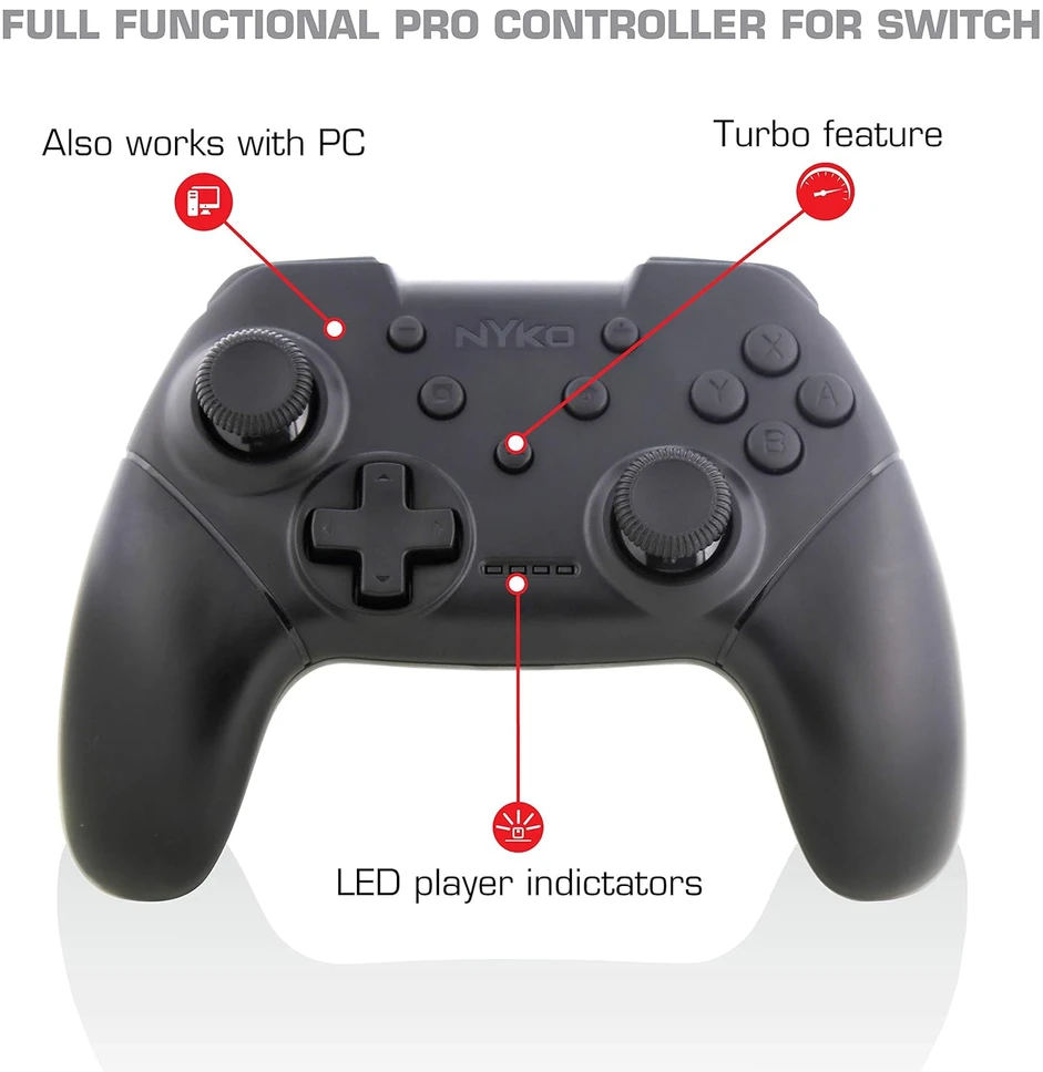 Nyko - Mini belaidis pagrindinis valdiklis („Nintendo Switch“)