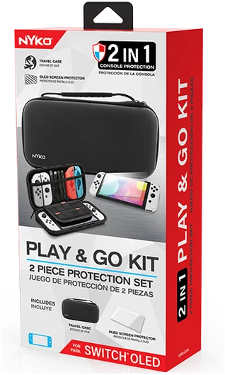 Nyko – „Play And Go“ rinkinys – „Nintendo Switch OLED“