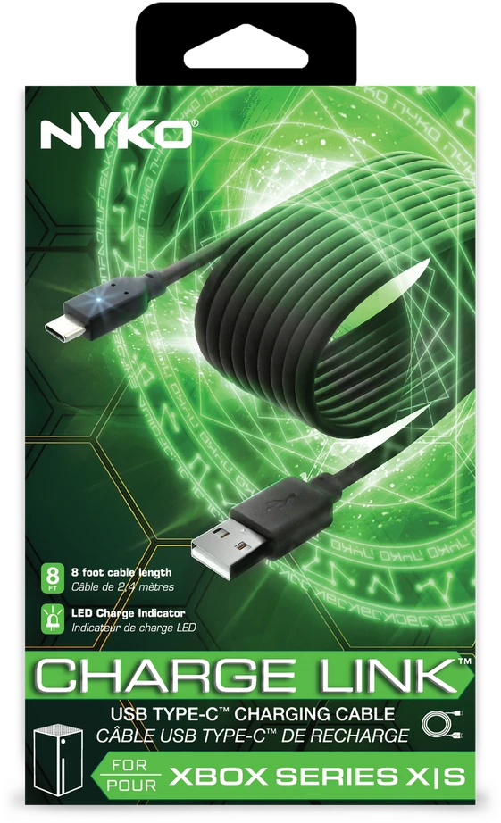 Nyko USB/USB-C įkrovimo jungtis, skirta Playstation 5 / XBOX Series X - S - 2,5 metro