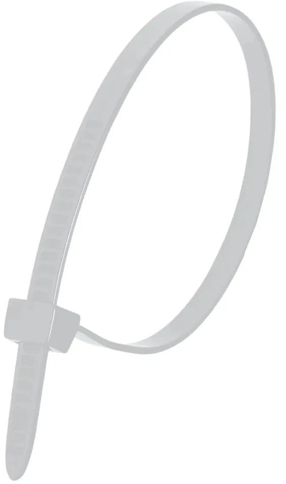 Dedra Nylonowe Nailoniniai kabelių raiščiai, balti, 4,8x300 mm (100 vnt.)