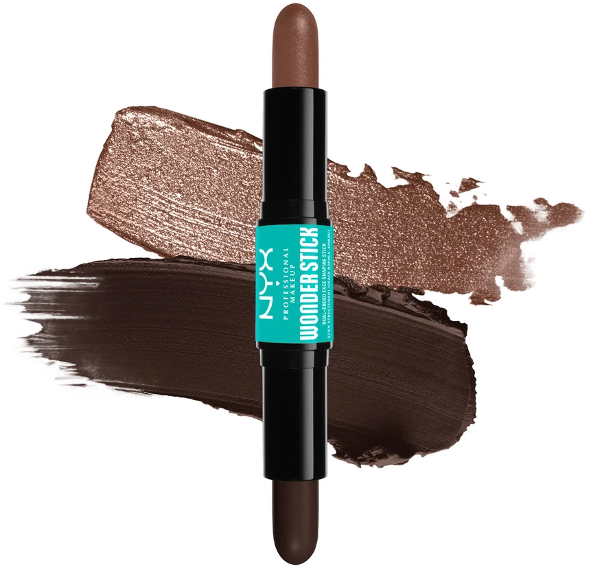 NYX Professional Makeup - Wonder Stick dvipusis veido formavimo pieštukas, 08 Deep Rich