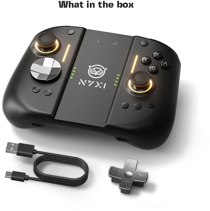 NYXI Hyperion 3 Switch 2 Hall-Effect Joy-Pad – juodos spalvos
