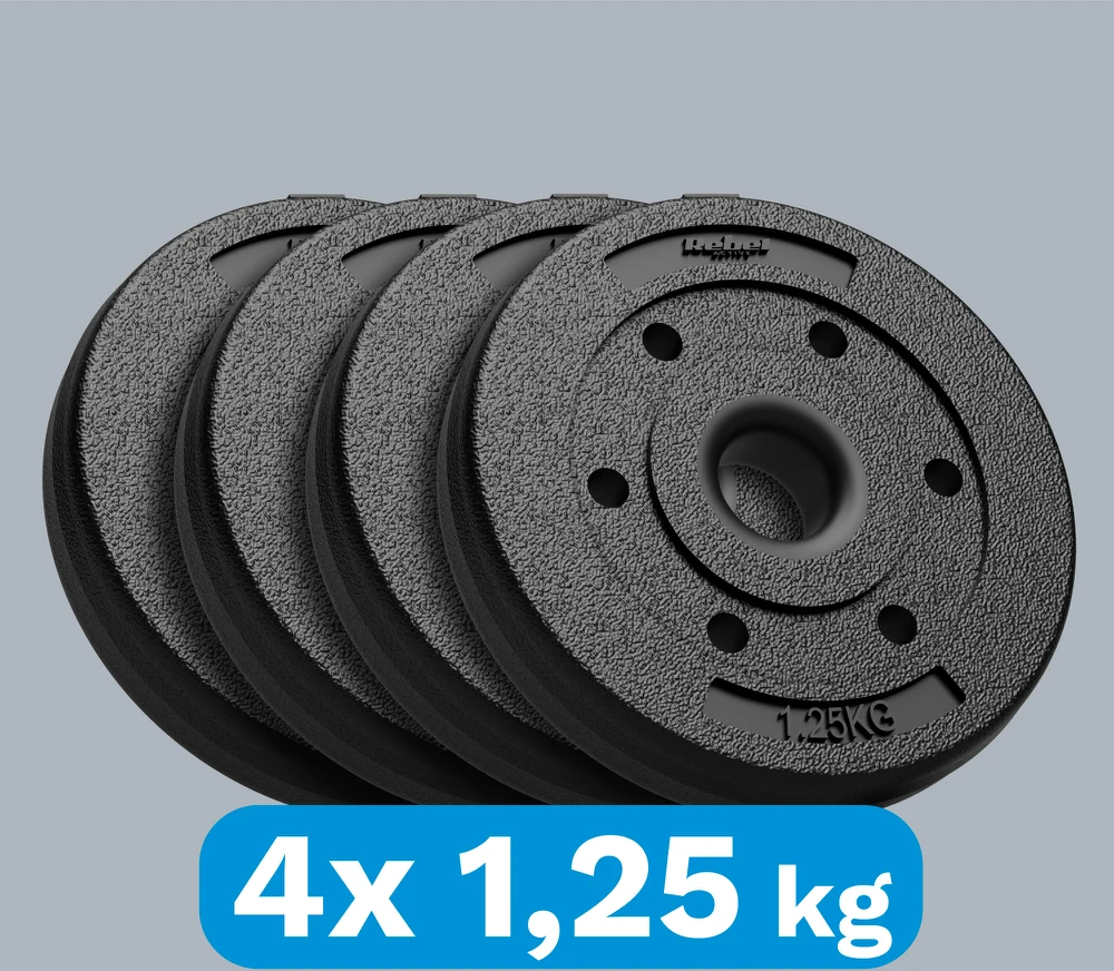 Bituminių apkrovų rinkinys 4x1.25kg, skylė 31mm, REBEL ACTIVE