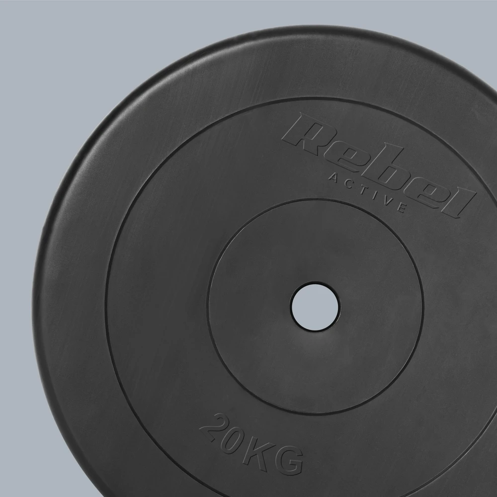 Bitumo apkrova 20kg, skylė 31mm, klasikinė plokštė, REBEL ACTIVE