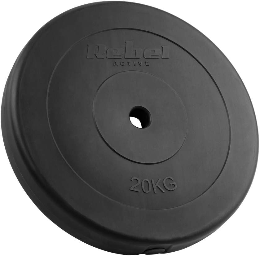 Bitumo apkrova 20kg, skylė 31mm, klasikinė plokštė, REBEL ACTIVE