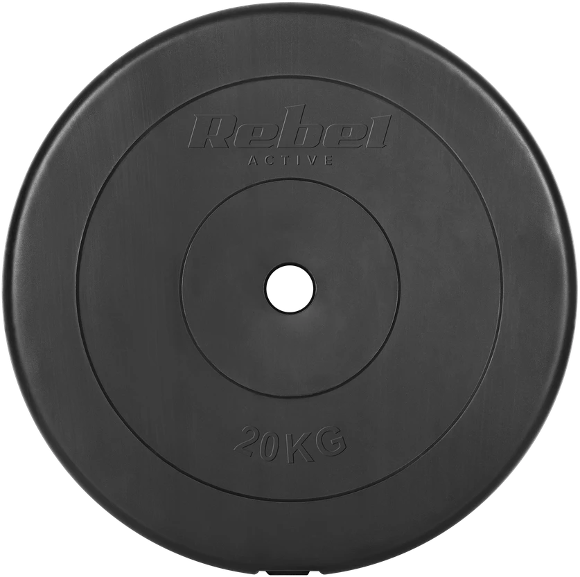 Bitumo apkrova 20kg, skylė 31mm, klasikinė plokštė, REBEL ACTIVE