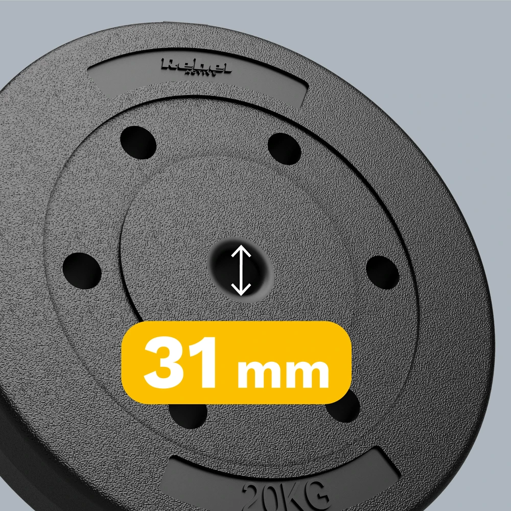 Bituminė apkrova 20kg, skylė 31mm, REBEL ACTIVE