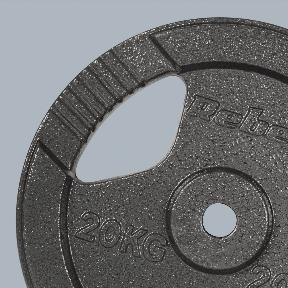 Ketaus apkrova 20kg, skylė 31mm, plokštė su rankenomis, REBEL ACTIVE