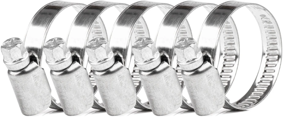 Sliekinės spaustuvės, 5 vnt., 16–27 mm / 9 mm, w2 amio-04582