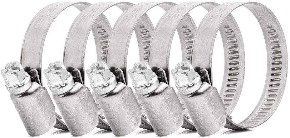Sliekinės spaustuvės 5 vnt. 25-40 mm/9 mm w2 amio-04586