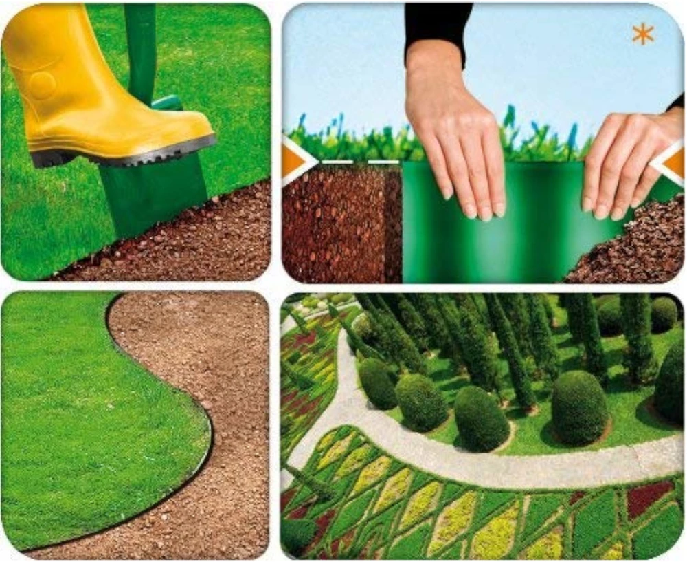 CELLFAST OBRZEŻE OGRODOWE ZIELONE 10cm x 9m