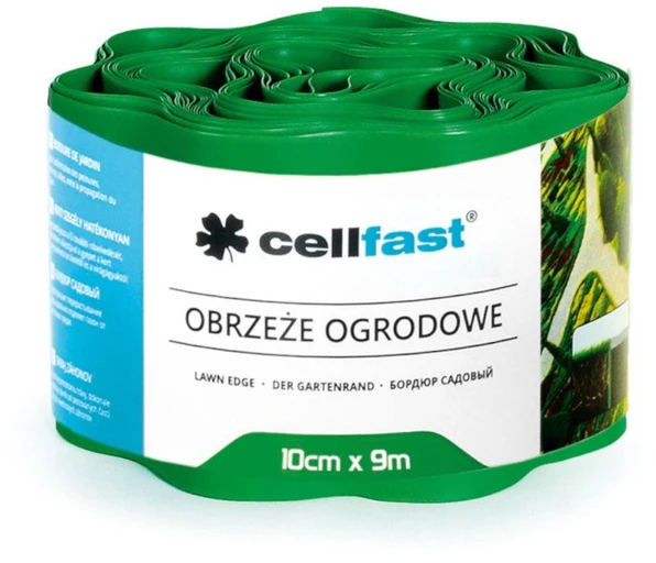 CELLFAST OBRZEŻE OGRODOWE ZIELONE 10cm x 9m