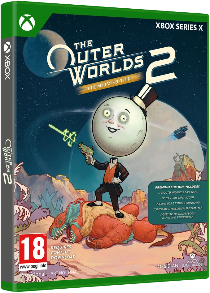 Obsidian Entertainment „The Outer Worlds 2“ Premium Edition (CODE IN A BOX)