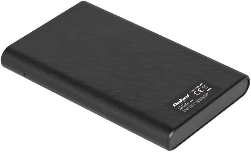 2.5 colio SATA USB C 3.1 Rebel aliuminio disko korpusas