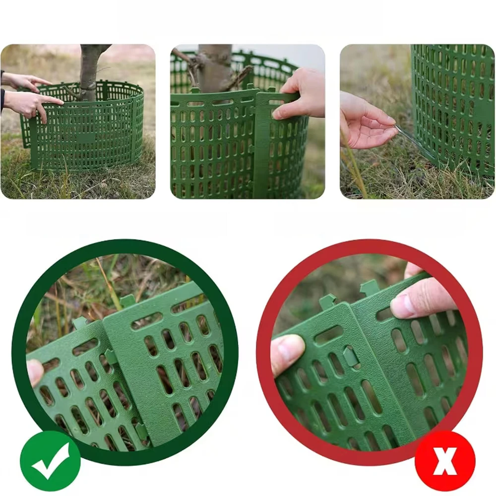 Ochrona Medžių kelmų apsauga, medžių apsauga, sodinukų apsauga, kamieno uždanga, 6 vnt.