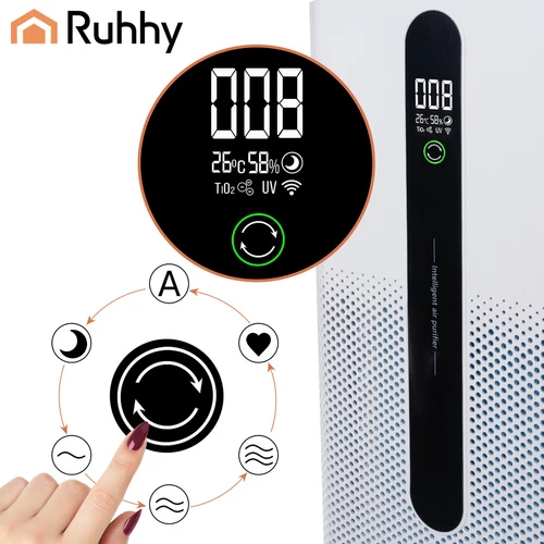 Ioniqs Oro Valytuvas Ruhhy 26816 - HEPA H12, WiFi Kontrolė