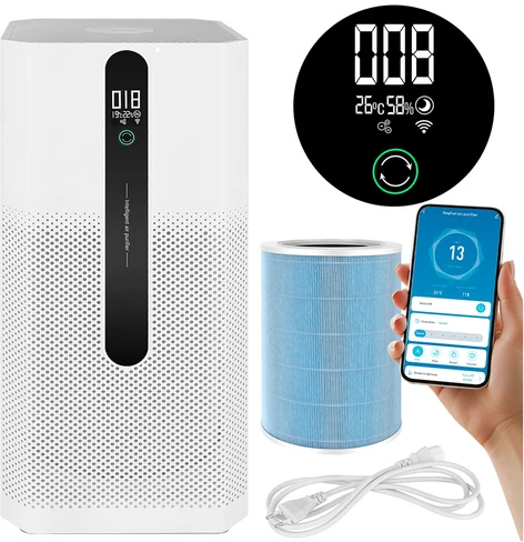 Ioniqs Oro Valytuvas Ruhhy 26816 - HEPA H12, WiFi Kontrolė
