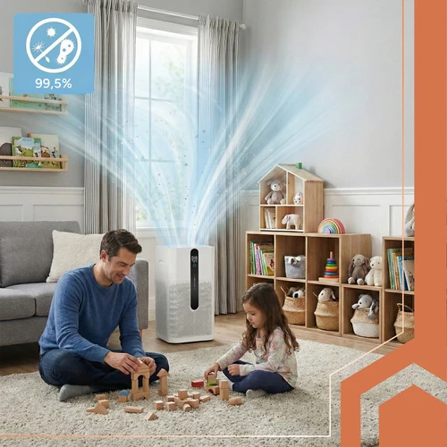 Ioniqs Oro Valytuvas Ruhhy 26816 - HEPA H12, WiFi Kontrolė
