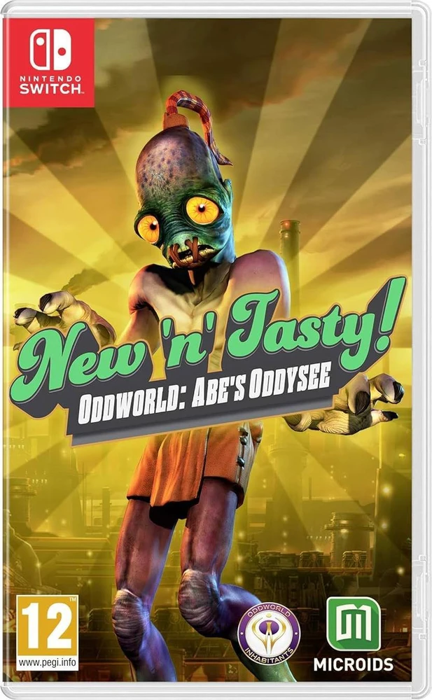 Oddworld: Naujas „n“ Tasty (kodas dėžutėje) – Nintendo jungiklis