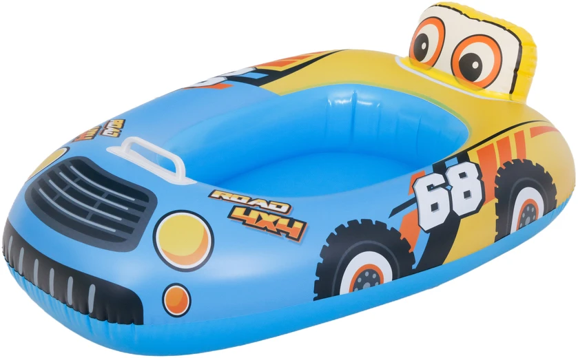 Sunclub Pripučiamas automobilis valtis vaikams 86x60,5 cm