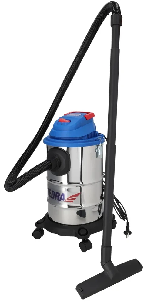 Dedra Dulkių siurblys Dirbtuvių dulkių siurblys 1200 W, 20 l medvilninis filtro maišelis