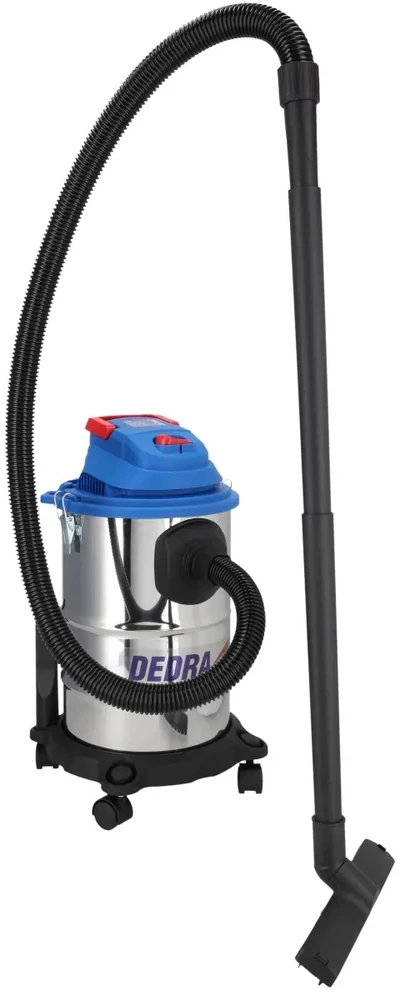 Dedra Dulkių siurblys Dirbtuvių dulkių siurblys 1200 W, 20 l medvilninis filtro maišelis