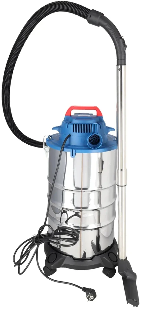 Dedra Dulkių siurblys Dirbtuvių dulkių siurblys 1400 W, 30 l, metalinis teleskopinis vamzdis