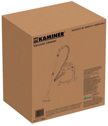 20L plovimo dulkių siurblys Kaminer 23918