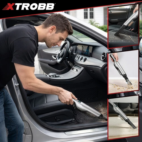 Dulkių siurblys XTROBB Automobilinis siurblys ProVac Xtrobb 100W su HEPA filtru