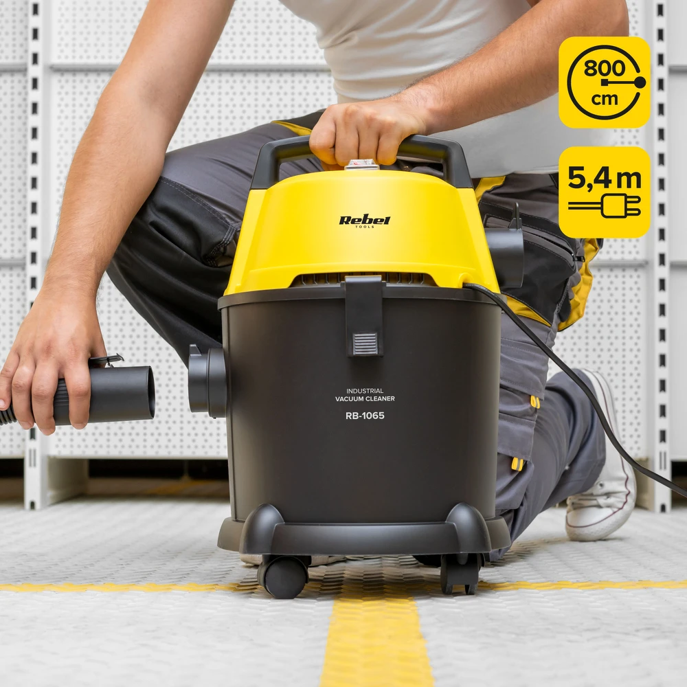 Rebel Pramoninis dulkių siurblys RB-1065 - 1400W