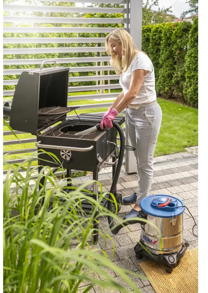 Dedra Dulkių siurblys Statybinis dulkių siurblys skaldai, pelenams, tinkui 1200 W 20 l