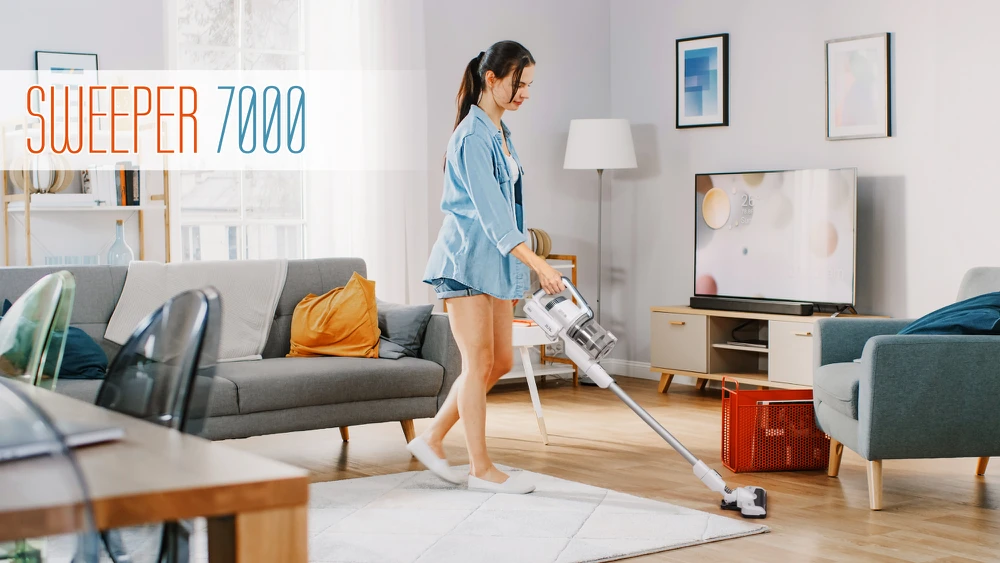 Teesa 2-in-1 Sweeper 7000 Belaidis dulkių siurblys (TSA5040)