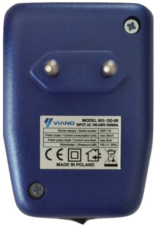 Graužikų repeleris - stiprus LED - Viano OD-08