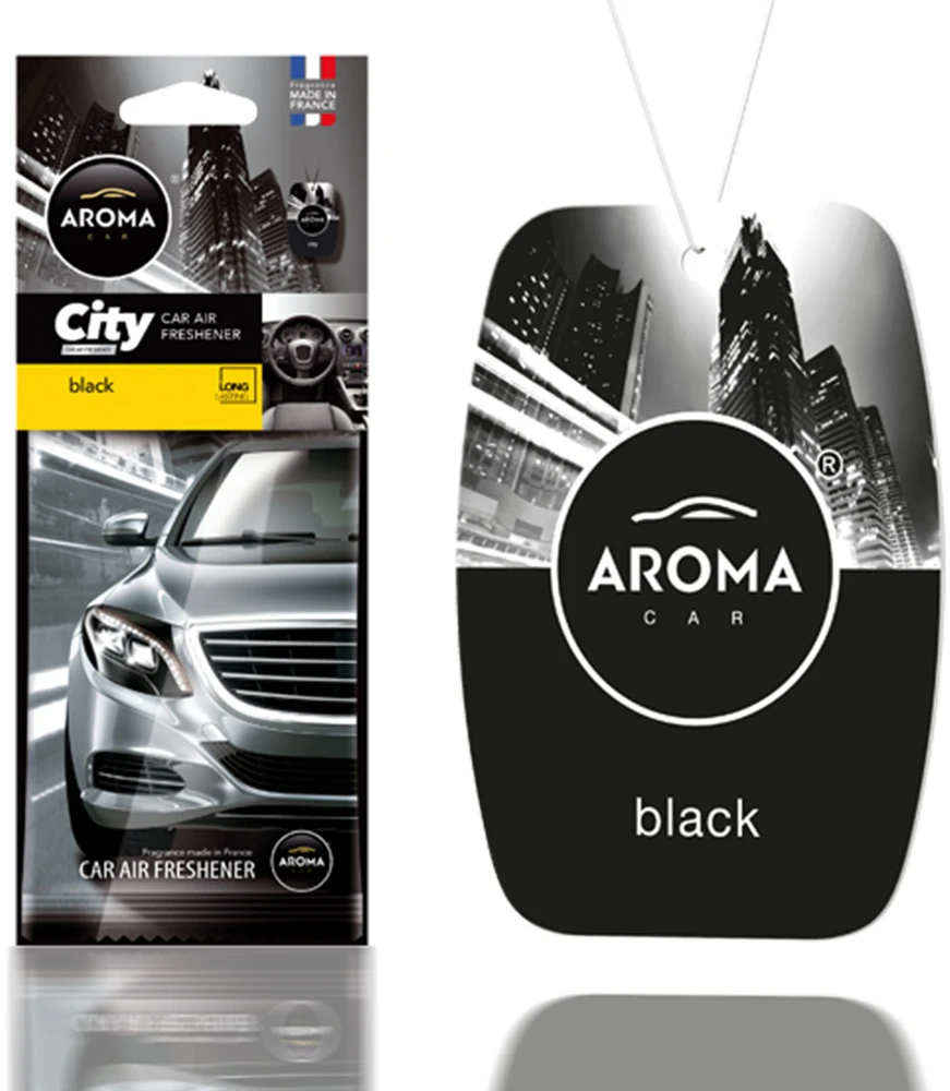 Oro gaiviklis aroma car city card juodas