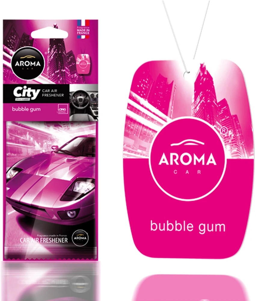 „Aroma Car City Card“ kramtomosios gumos oro gaiviklis