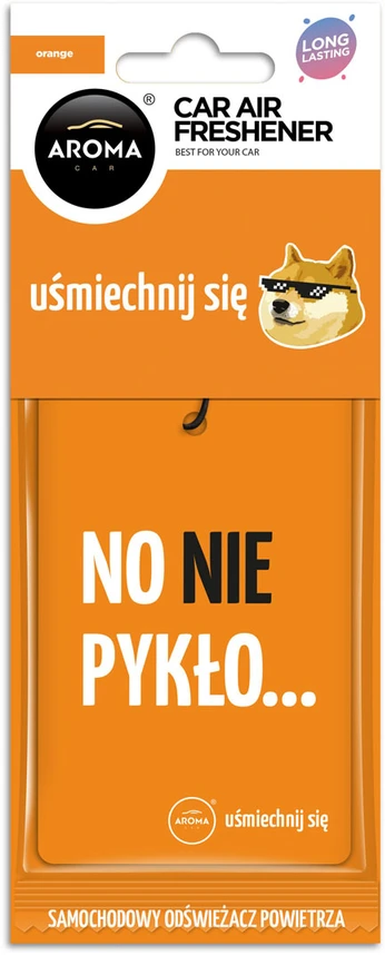 Aroma Car Oro gaiviklio aromato automobilis leidžia šypsotis oranžinis