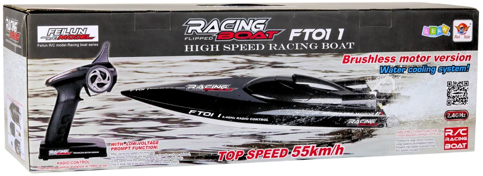 Lean Toys Nuotoliniu būdu valdomas motorlaivis FT011, 55 km/h, bešepetėlinis
