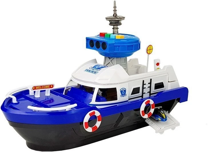 Lean Toys Šviesos ir garso efektai, Policijos kateris