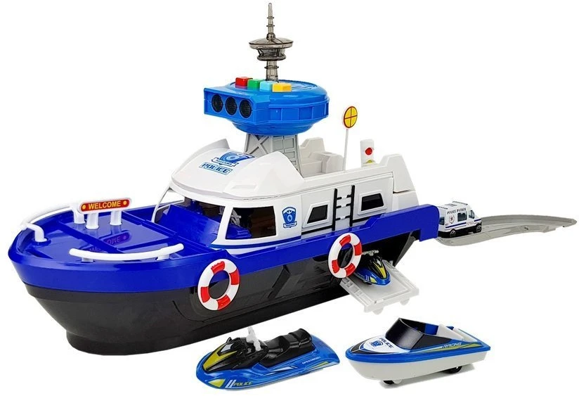 Lean Toys Šviesos ir garso efektai, Policijos kateris