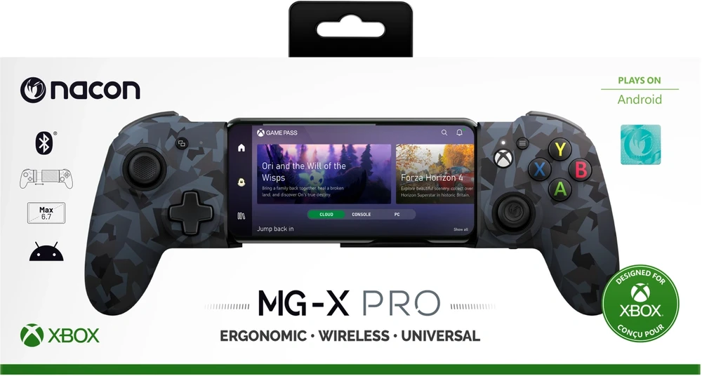 Oficiali „Nacon XBOX One“ laikiklis „MG-X PRO“ / „Android“ / „Camo Urban“