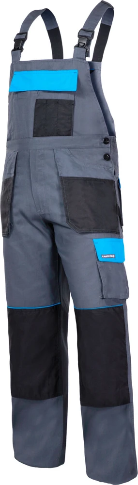 Lahti Pro Ogrodniczki Pilkos spalvos kombinezonas, 100 % medvilnė, 190 g/m², 2 l(54), ce,lahti