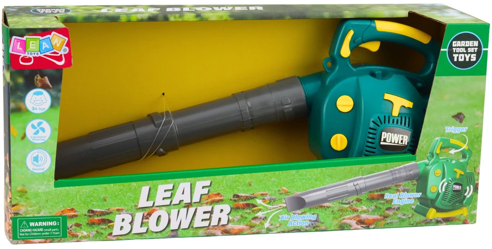Lean Toys Lapų pūstuvas vaikams žalias