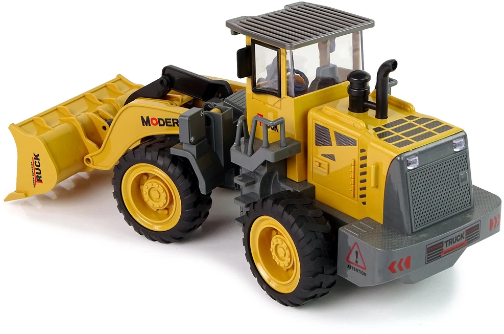 Lean toys Didžiulis ekskavatoriaus su įkrovikliu R/C LED nuotoliniu būdu valdomas.